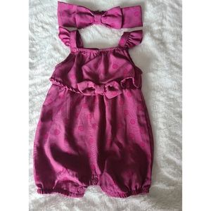 Baby 2pc Plum Romper